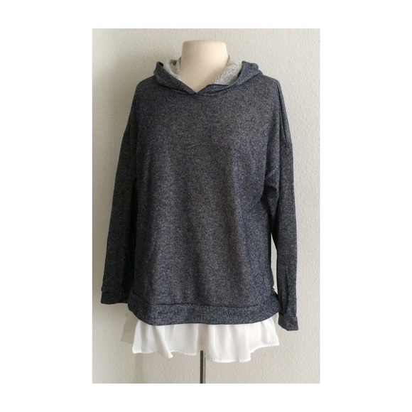 🆑LAST ONE! (Plus) Gray hoodie - Picture 2 of 4