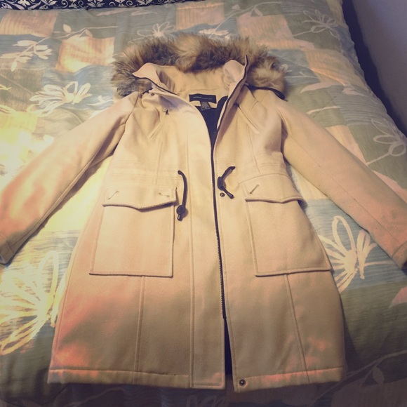 Tan winter jacket from Victoria Secret