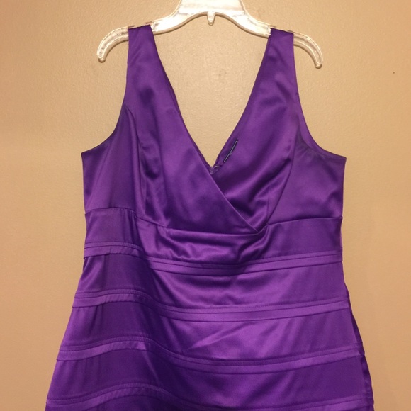 Purple cocktail dress - Picture 2 of 4