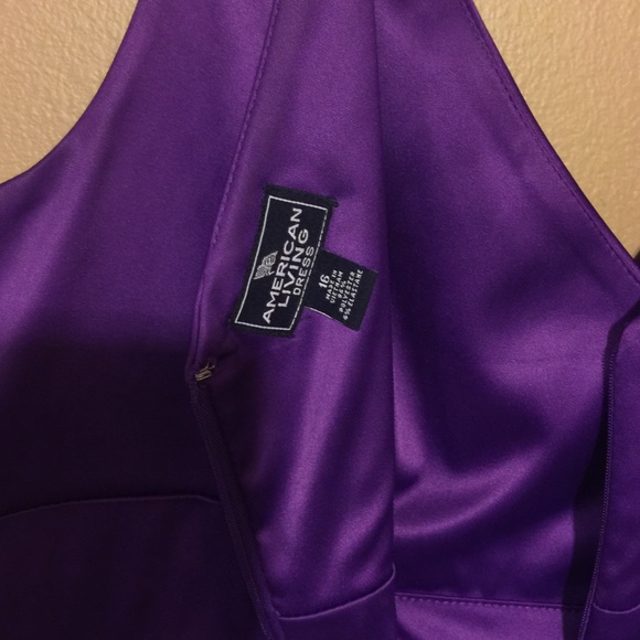 Purple cocktail dress - Picture 4 of 4