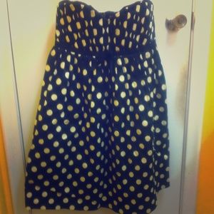 Betsey Johnson Polka Strapless Dress LAST CHANCE