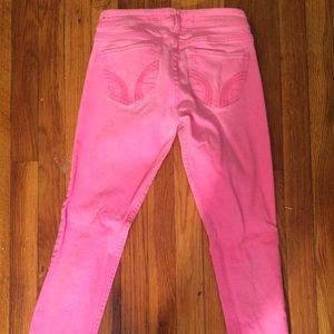 Hollister neon pink jeans
