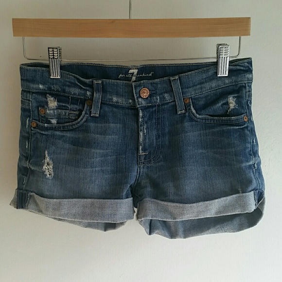 7 for all Mankind denim shorts