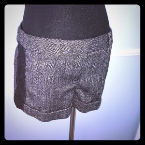 Express Tweed & Lace Tuxedo Shorts