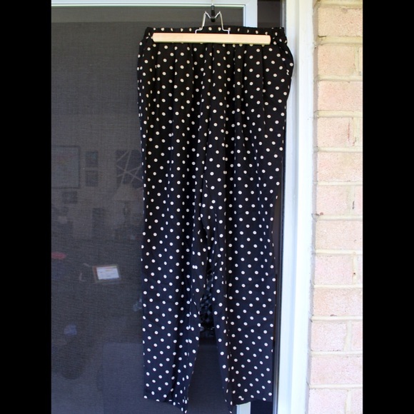 Polka Dot Loose Pants