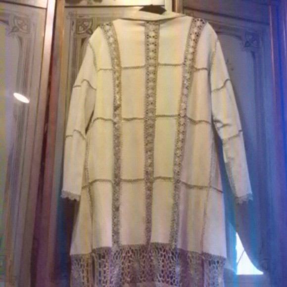 Leather dress coat - Picture 2 of 4