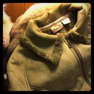 TSUNAMI Apres' Suede & Shearling Jacket Sz M