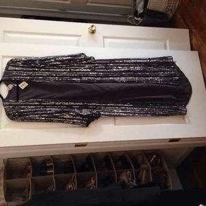 SOLD Sequined haute and hippie overcoat