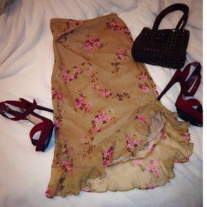 Betsey Johnson Exquisite floral skirt rare