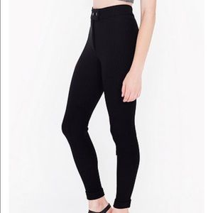 American Apparel Black Riding Pants