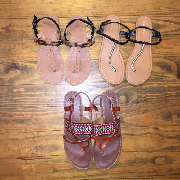Bundle of 3 pairs of Target sandals