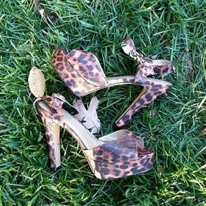Animal Print heels