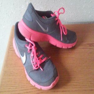 Pink &Gray Nikes