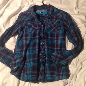 Plaid button up!