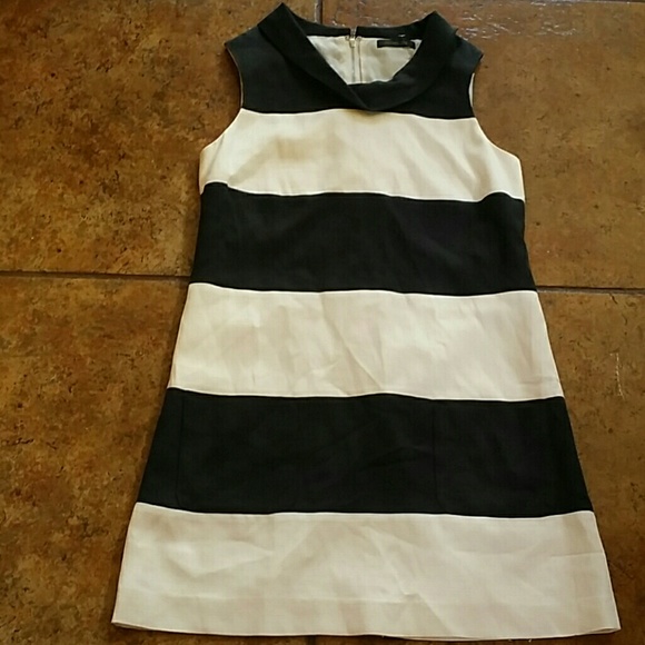 Rachel Zoe stripe dress with pocket in front