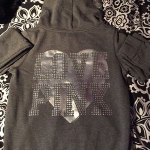 VS PINK bling zip up 💎