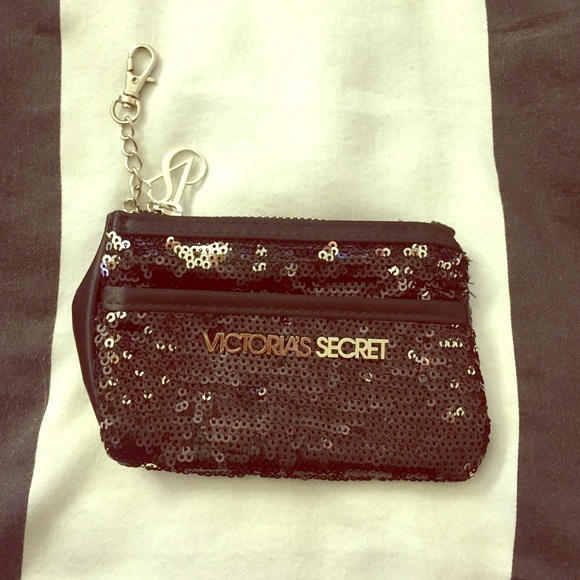 Victoria's Secret Sparkle Keychain Coin Purse