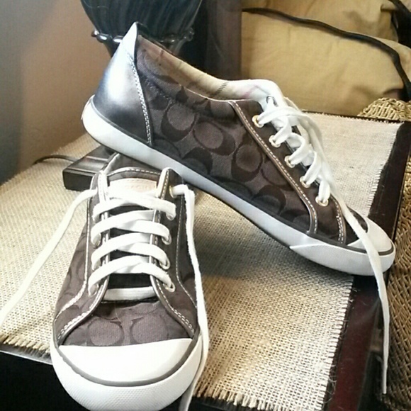 COACH BROWN SNEAKERS