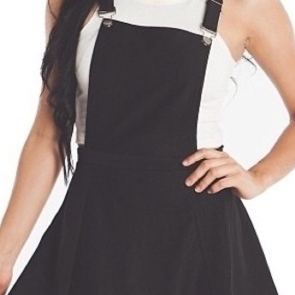 Black Overall Skirt