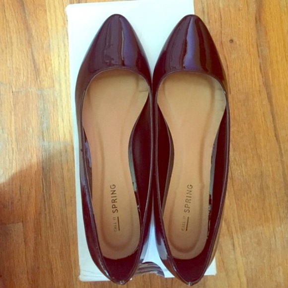 Call It Spring Black Patent