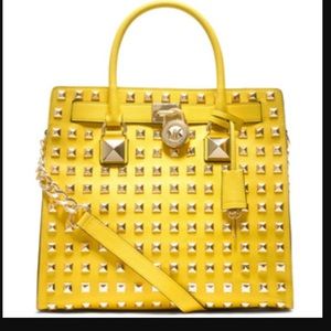 🔥🔥Michael Kors Hamilton Studded Bag🔥🔥🔥🔥🔥