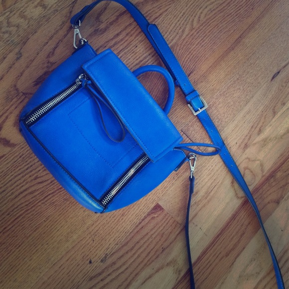Handbags - small blue cross body bag