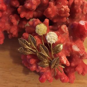 Vintage flower brooch