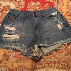 Jean shorts