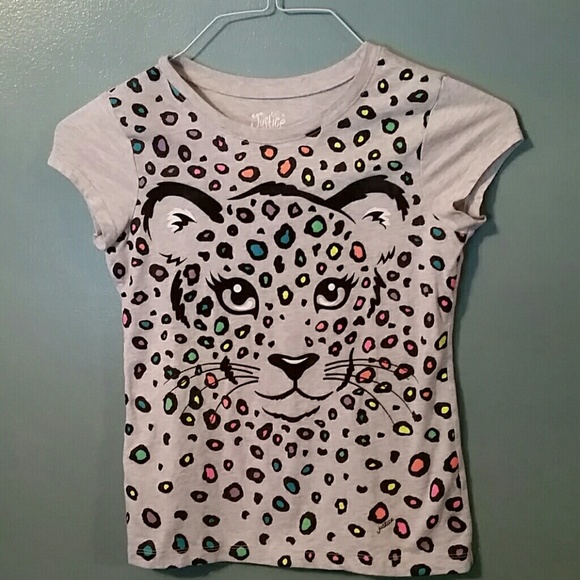 Justice Cheetah Shirt