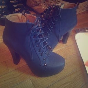 Blue Booties