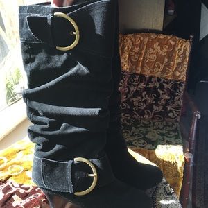 Naughty Monkey Black Boots