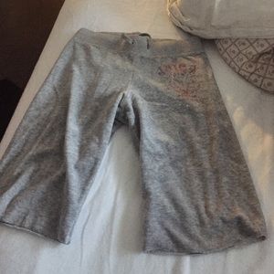 juicy sweats cut into shorts