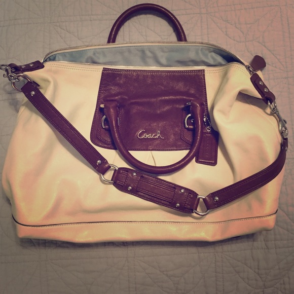 EUC Coach F15447 Ashley leather large satchel