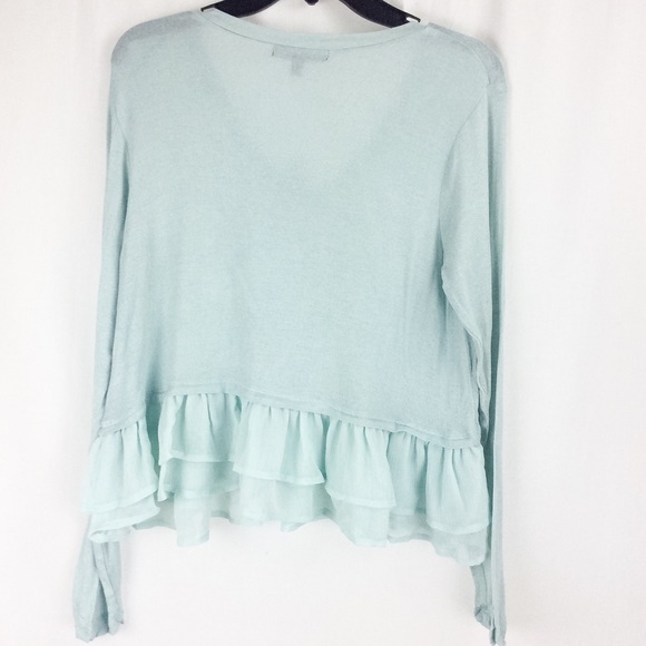 NWT Flawy raffle  Pullover Knit Shirt Top