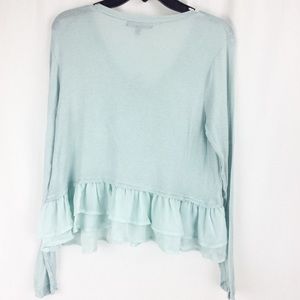 NWT Flawy raffle  Pullover Knit Shirt Top