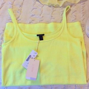 J. Crew perfect fit tank in vibrant yellow!
