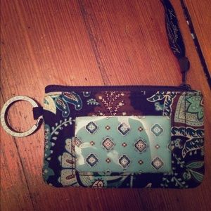 Vera Bradley zip Id case