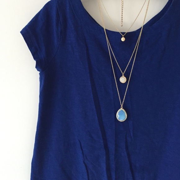 Banana Republic Dresses & Skirts - Royal blue banana republic Tshirt dress in great c
