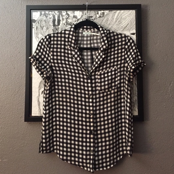 Kimchi Blue checkered top