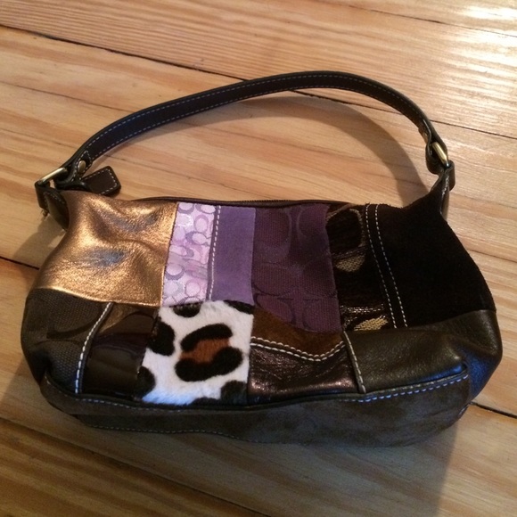 Authentic Coach Multi Pattern Bag