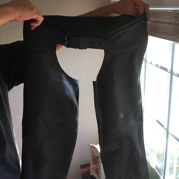 Leather Chaps-Custom made by Just Leathers.
