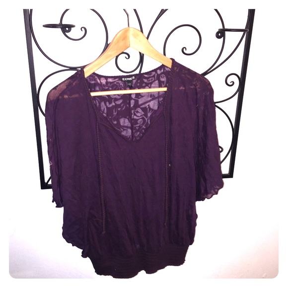Express Purple Skirt