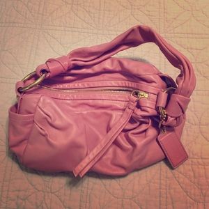 EUC Coach 13442 Parker soft magenta leather bag