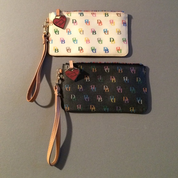 Authentic Dooney & Bourke Wristlet Set