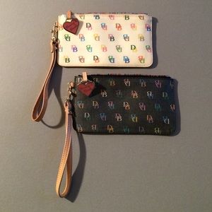 Authentic Dooney & Bourke Wristlet Set