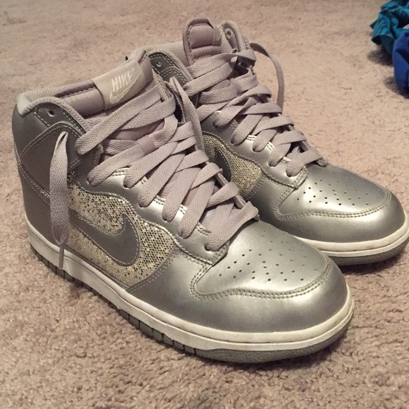 Sparkly Nike High Tops