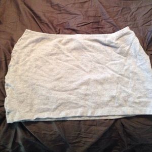 American apparel gray mini skirt