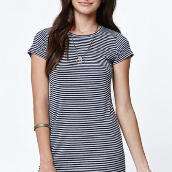 Striped t-shirt dress
