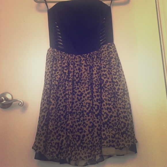 Leopard print dress