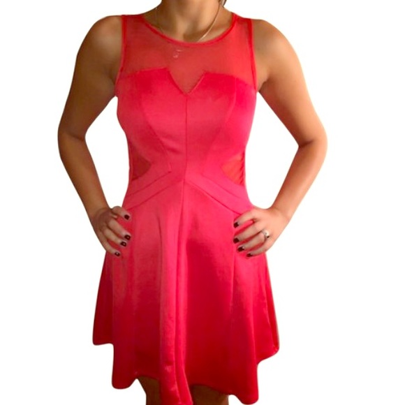 Sexy cut out see through stretchy dress